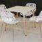 Bright Color Fashion Design Hollow Dining Chair JC-X15