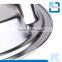 5 compartment stainless steel food tray plates