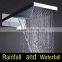 Thermostatic rainfall waterfall SPA shower head set bathroom accessories faucet system concealed bath shower water mixer