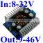 150W DC-DC Boost module dc 8-32v 12v 24v to dc 9-46v 24v 36v adjustable step up power converter for laptop ,monitor,etc