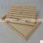 Wholesale cheap natural wood bread tray