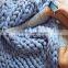 Huge Super Chunky Knit Merino Wool Blanket                        
                                                Quality Choice