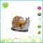 Polyresin snail road garden decoration solar light