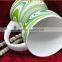 creative fashion siple retro cambered colour ceramic mug for gift and decoration