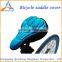 Gel Silicone comfortable breathable funny bicycle seat cover / bike saddle pad