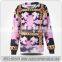 custom sublimation crew neck sweatshirts with factory price