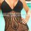 One piece crochet swimwear