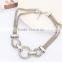 Punk Vintage Statement Silver Bib Chunky Collar Party Jewelry Short Pendant Chain Necklace