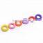Small Quantity Available teething silicon pendant,silicone donut pendant teether toy for baby