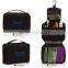 Travel hanging cosmetic bag with hook