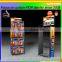 odm&oem floor standing metal steel display supermarket promotion equipments