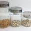 Glass Jar for Storage with Metal Cover