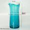 600ml fruit infusion water pitcher with lid for juice, orange lemon fruit, plastic jug with infuser