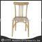 France Classical style solid wood rattan back ,fabric dining chair