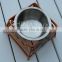 novelty durable pet stainless steel metal fancy dog food bowl