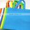 China Manufacturer colourful nonwoven fabric industrial big tote bag/shopping bag