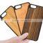 Hot Selling PC Walnut Wood Mobile Phone Case 2 in 1 for Apple Iphone 6 Plus