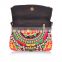 2016 beautiful ethnic embroidery women cotton canvas messenger bags