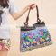 Women Embroidery Double Faced Ethnic Flower Shoulder Bag Handbag