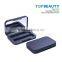 TS1313 Fashion Design Empty Matte Black With Mirror Eye Shadow Case