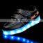 2016 The Latest Buckle Strap Shoe Light Up Shoes Super Cool LED Light Up Shoes