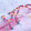 Angle Pendant Kids Polymer style Clay Necklace Bracelet Beads Kids Jewelry Set