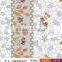 TJ-3666 Transparent emboossed tablecloth with golden & silver