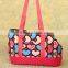 color print cartoon pet shoulder bag with carry