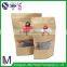 Free sample custom print brown kraft paper bag with window and zipper selling on /standing pouch paper bag with window