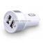 2016 Hot Selling Portable Double Micro USB Car Charger For Apple and Andriod Device