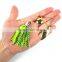 4Colors 20.5g fishing lure Spirit Spinner Bait soft Lures Fishing Hard Bait Blades Hooks Metal Spoons buzzbait