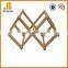 Accommodate 2 Bottle folding wooden wine rack