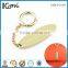 Gold fancy metal oval handbag logo charm