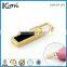 Fashion gold metal zipper puller for handbag and wallet