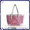 Stripe Shoulder Tote Bag Double-Purpose Bag