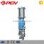 pneumatic valve stem knife gate valve