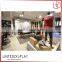 Modern special style MDF clothing display furniture