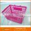 supermarket plastic baskets for shop fittings