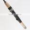 ice fishing rod,2PCS bass fiber glass spinning rod spinning rod with wooden handle