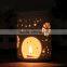 Laser engraved candle holder