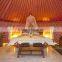 weatherproof but breathable shell luxury yurt interior for house and hotel
