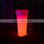 plastic solar led flower pot light stand design high quality