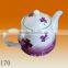Factory Direct Manufacturer Wholesale Color Glazed Painting 600ml Porcelain Ceramic Chinese Tea Pot