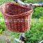 wholesale handmade wicker bicycle accessories bike basket dog carrier