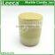 Nature marble stone candle jar with various colors copper lid