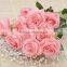 FLS012-4 GNW artificial flower rose bundle china wedding wall decoration flowers artificial rose