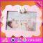 2016 high quality girls wooden fashion photo frame W09A045