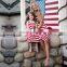 China Factory Direct Sale Striped Mother Daughter Matching Dress
