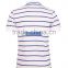 Men 100%cotton vertical striped men's polo shirt