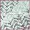 Feather white lace fabric in all over embroidery design 3d tassel fringe lace